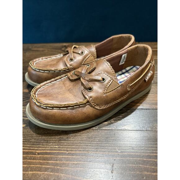 CARTERS TODDLER BROWN LOAFERS Size 13 Slip On EUC - Picture 3 of 6